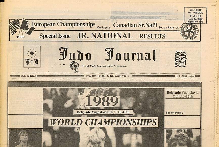 07/89 Judo Journal Newspaper